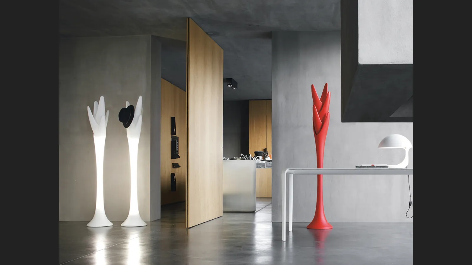 Appendiabiti di design Spiga realizzati in materiale plastico di Tonin Casa