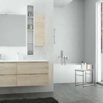 Mobile da bagno sospeso Newsmart NS28 di Arteba