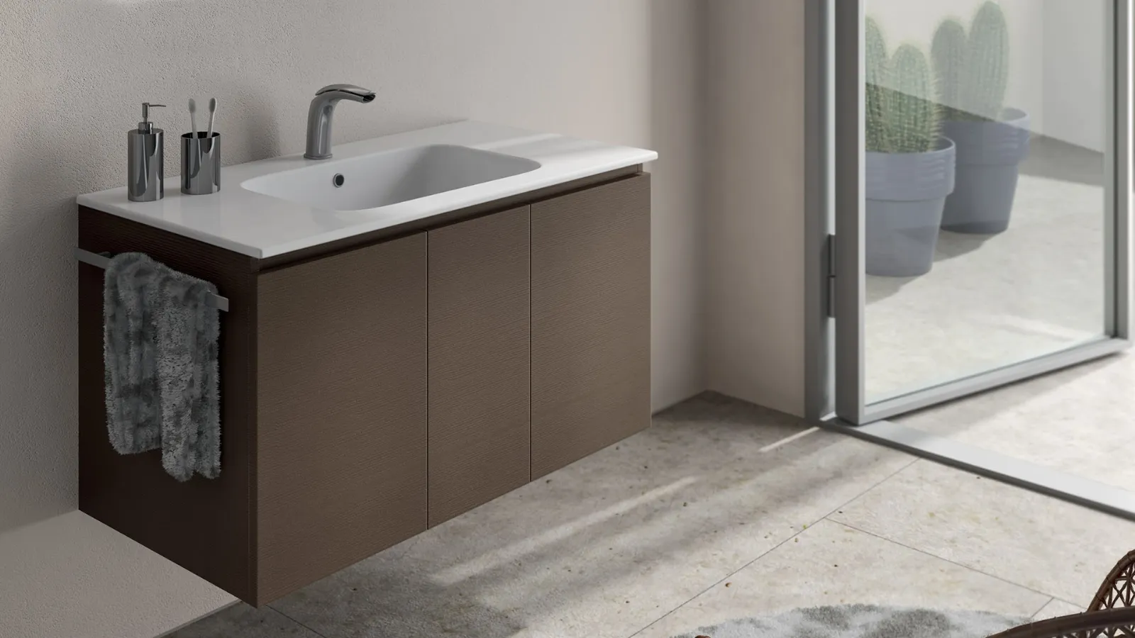 Mobile da Bagno sospeso Newsmart NS35 di Arteba