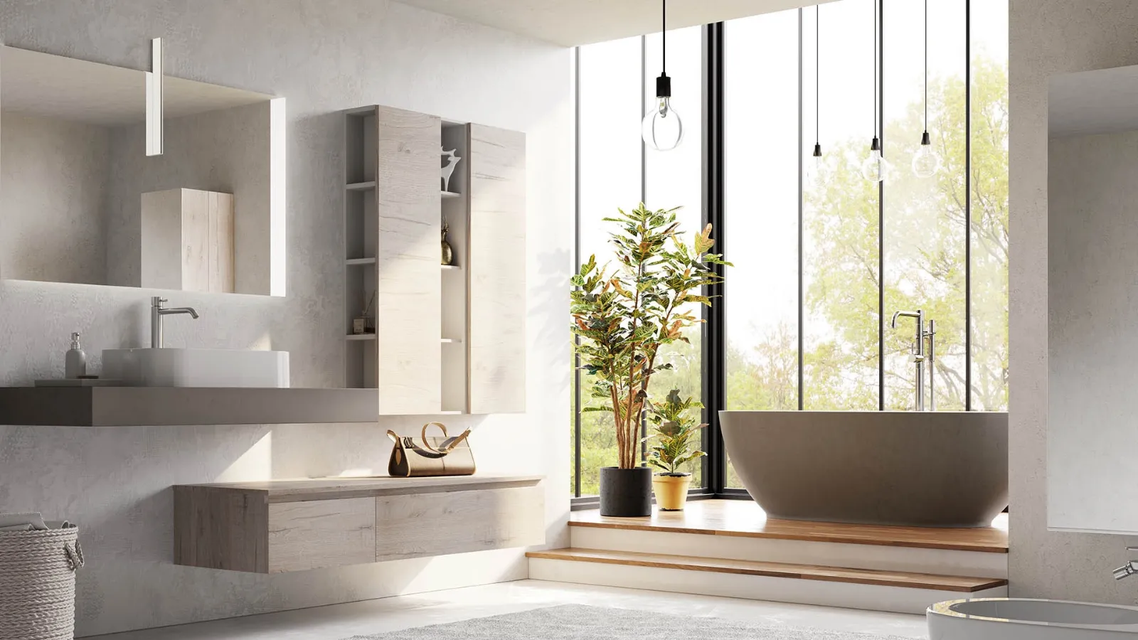 Mobile da Bagno sospeso Newsmart NS22 di Arteba