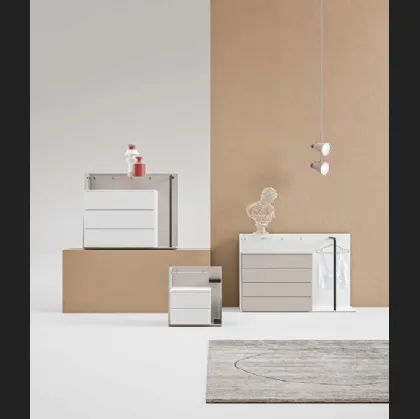 Gruppo Notte moderno originale Lateral con Cover Fly di Marka Total Living