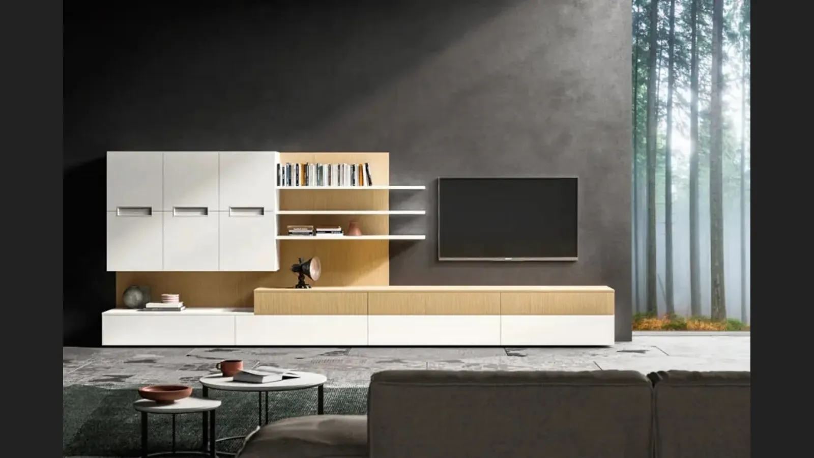 Parete Attrezzata Living T04 2023 di Gentili Cucine