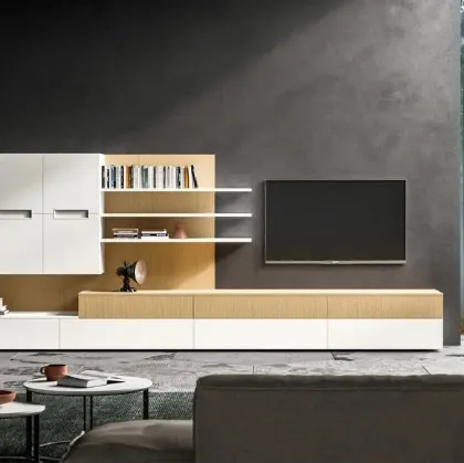 Parete Attrezzata Living T04 2023 di Gentili Cucine