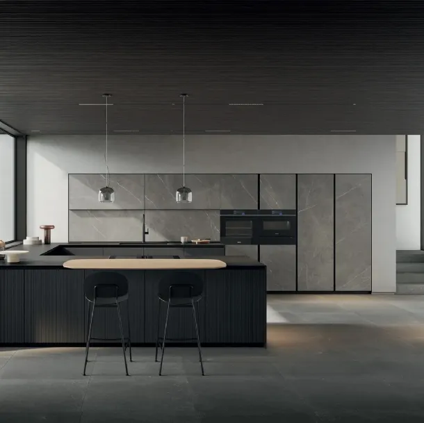 Cucina Moderna Glass 2|0 01 di Arredo3