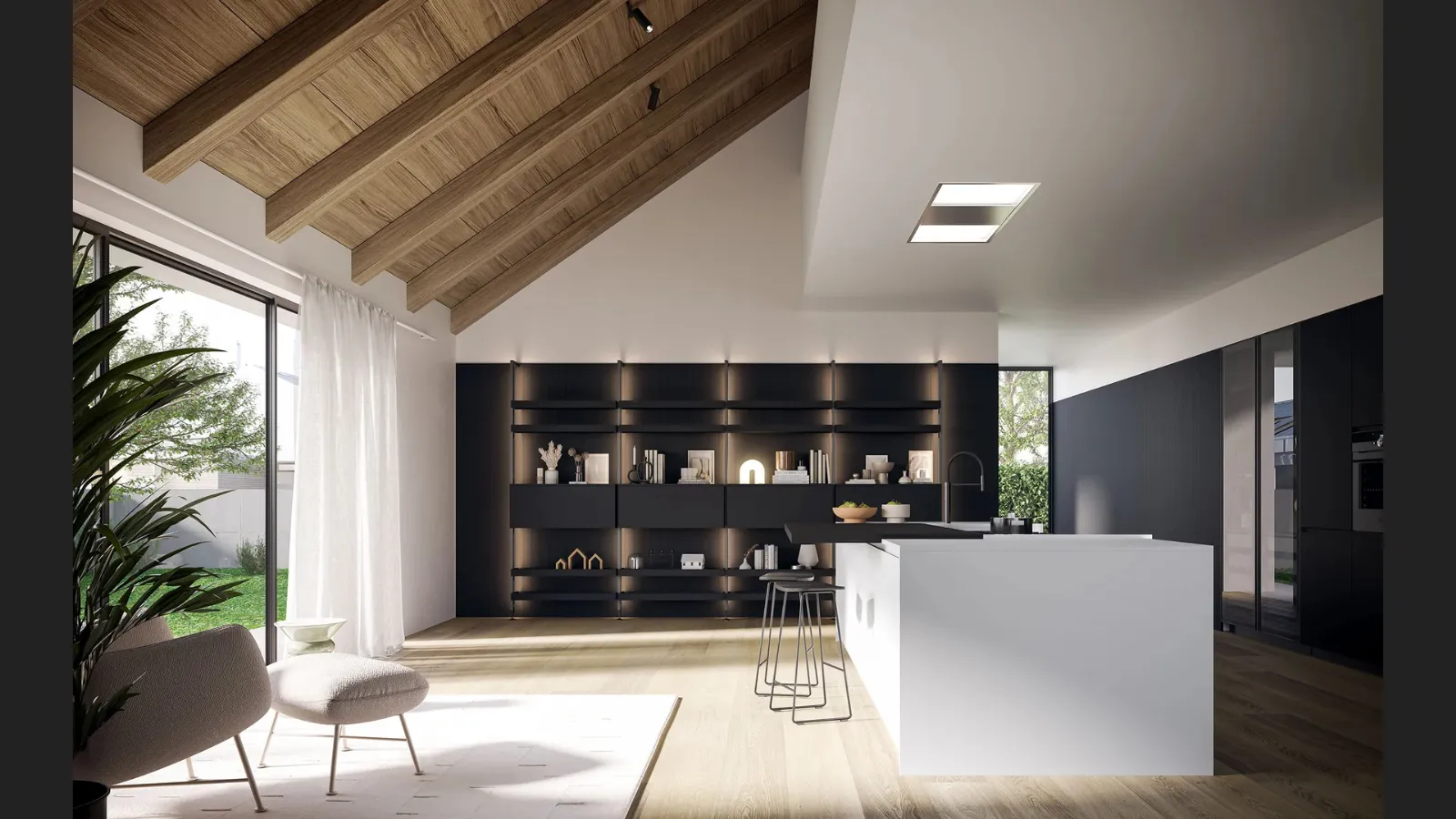 Cucina Moderna con isola Meg di Arredo3